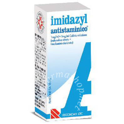 Imidazyl antistaminico 1 mg/ml + 1 mg/ml collirio, soluzione  1 mg/ml + 1 mg/ml collirio, soluzione 1 flacone 10 ml 