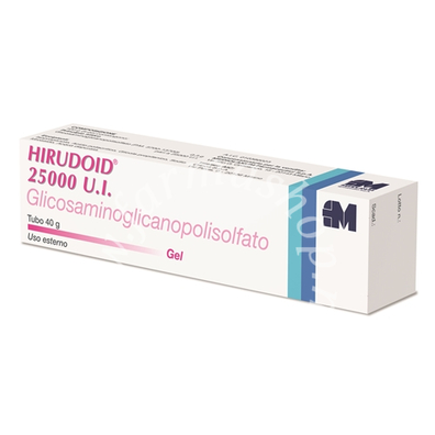 Hirudoid 25.000 u.i.  25.000 ui gel tubo 40 g 