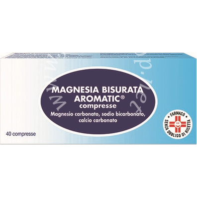 Magnesia bisurata aromatic compresse pastiglie 40 pastiglie