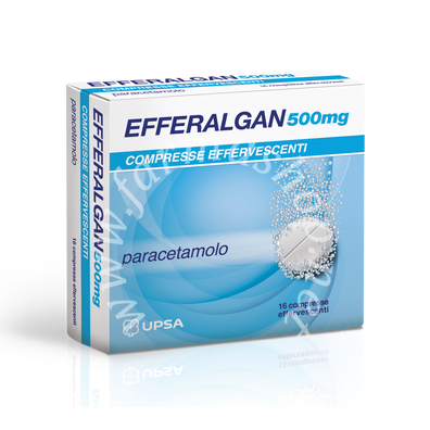 Efferalgan 500 mg compresse effervescenti  500 mg compresse effervescenti 16 compresse 